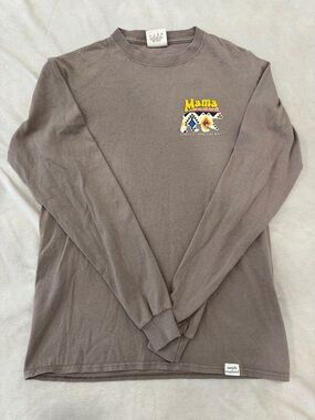 Simply Southern Brownish Mama long sleeve 100% Cotton